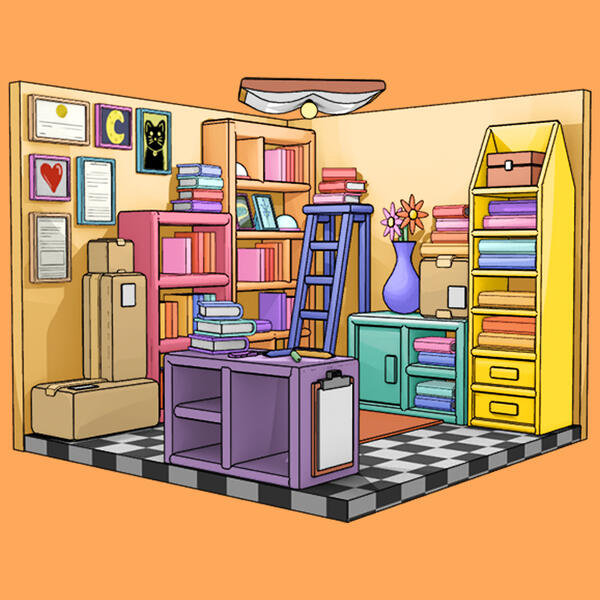 Book Store Back Room