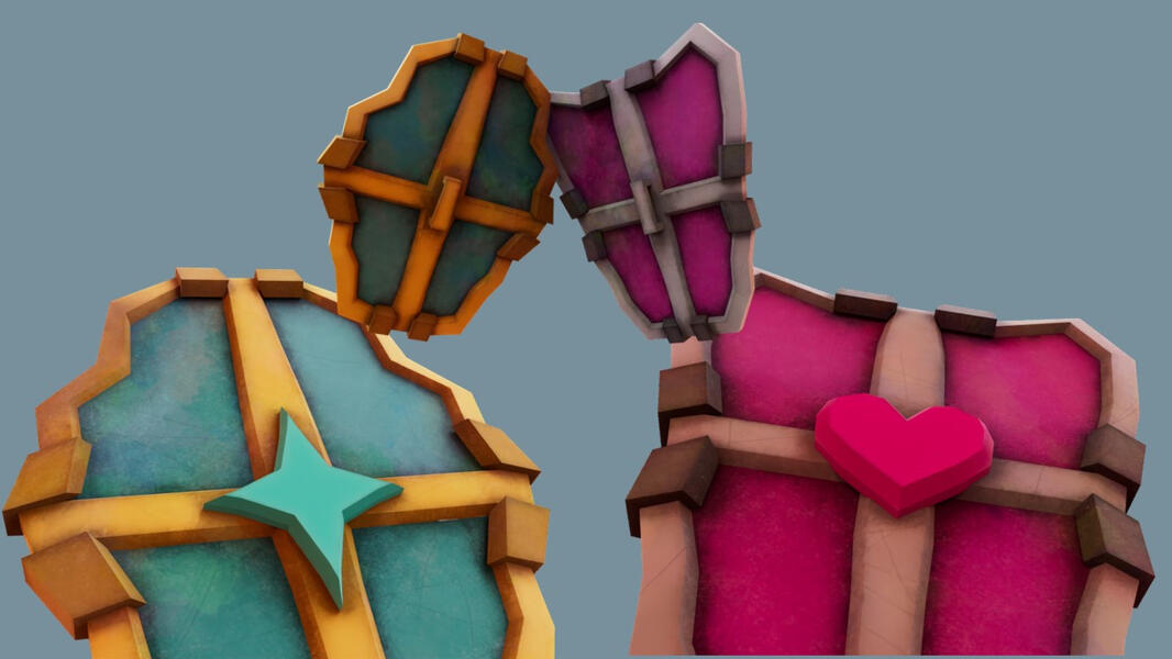 Heart &amp; Star Shields